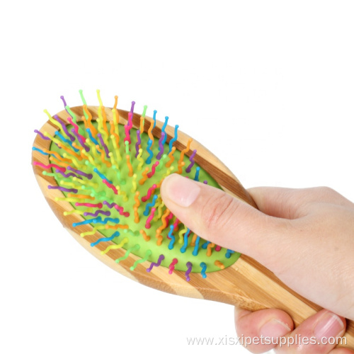 Bamboo Wooden Cat Hair Comb Massage Grooming Comb